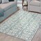 Homeroots 8 x 10 ft. Blue Array Indoor & Outdoor Area Rug 396237 - alternate 4